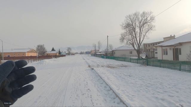 НАРЫНКОЛ ауылы, Райымбек ауданы, Казахстан, 2021. Обзор села. Зимняя экскурсия. смотреть онлайн