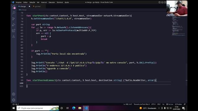 Go-Libp2p: Como criar um bate papo p2p com o Golang. смотреть онлайн