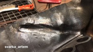 Сварка чугунного блока