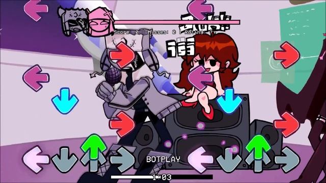 FNF - Cosmic, but every turn, a different character sings it. смотреть онлайн