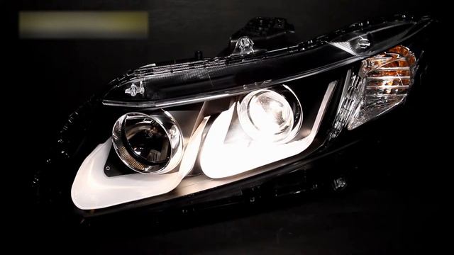 Тюнинг фары Хонда Цивик 9 | Headlights Honda Civic IX смотреть онлайн