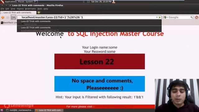 38 Занесенные в blacklist пробелы и комментарии задание 22 смотреть онлайн