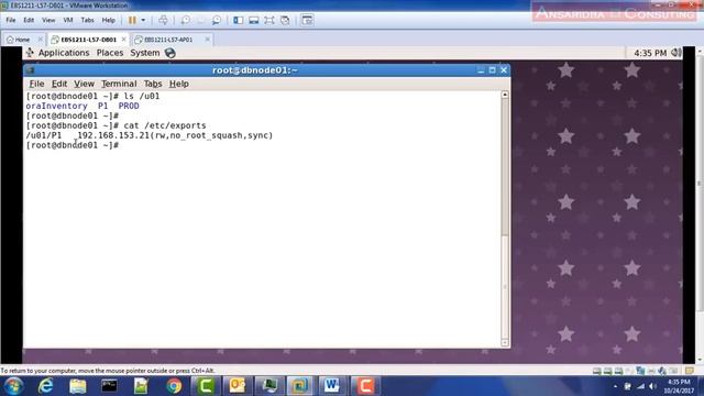 Installing e-business suite R12.1.1 with shared appl top Part 1 NFS Setup смотреть онлайн