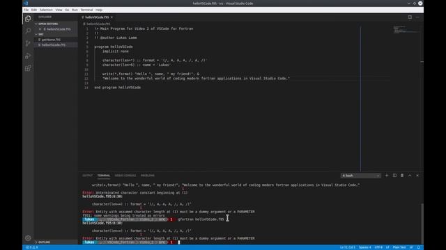 VS Code for Fortran Ep.2: Extensions & Rulers смотреть онлайн