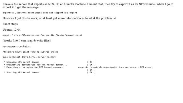 DevOps & SysAdmins: How to create an NFS proxy by using kernel server & client? смотреть онлайн