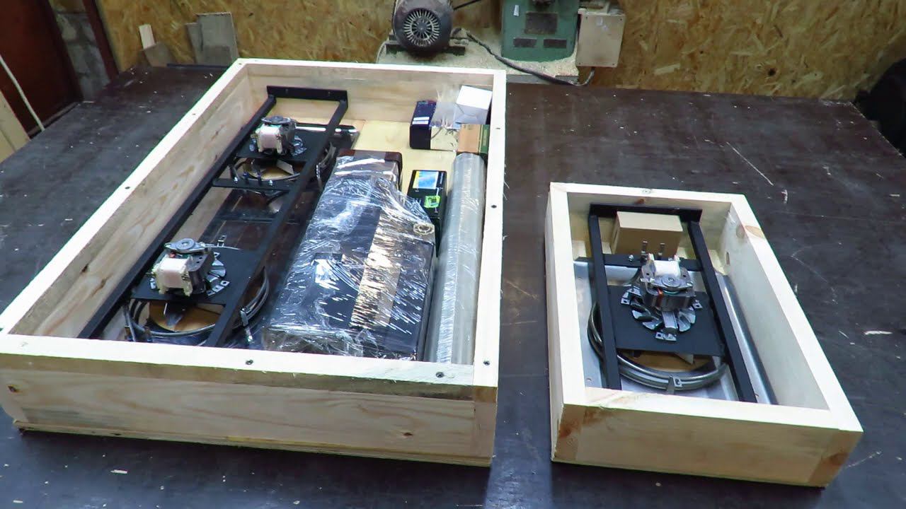 ТЭН, вентилятор конвекции, дымогенератор для коптильни. смотреть онлайн