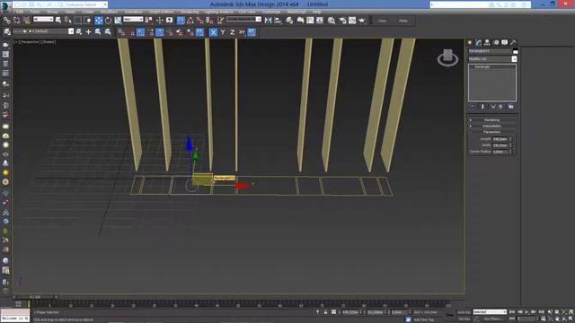 10. Стенка для гостиной в 3ds Max - часть 2 (моделирование) смотреть онлайн