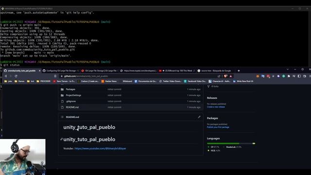 Configurar repositorio Unity 3D + Gitignore + Git LFS смотреть онлайн