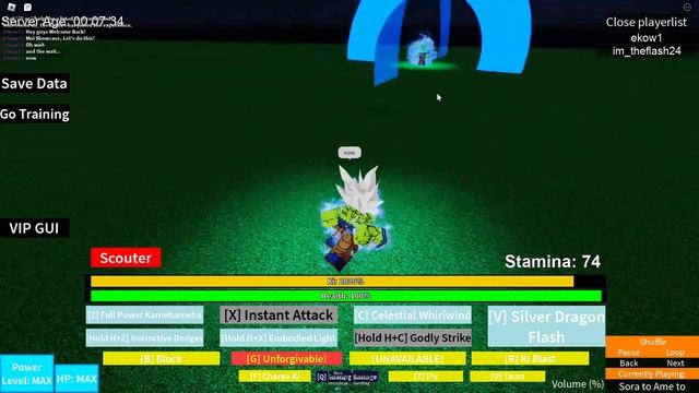 Mastered Ultra Instinct Showcase Dragon Ball R : Roblox : смотреть онлайн