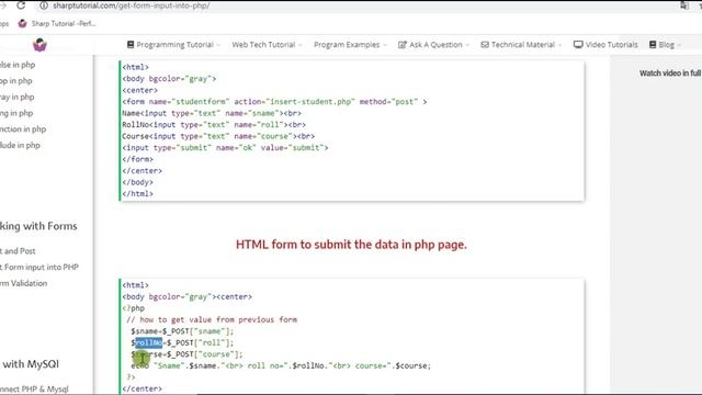 PHP GET FORM INPUT [Chapter 13] смотреть онлайн