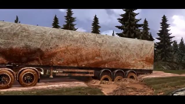 Mud 2.0 - Shortcuts - Dirt - Mod - ETS 2 - Eurotruck Simulator 2 - Грязные Европейские дороги смотреть онлайн