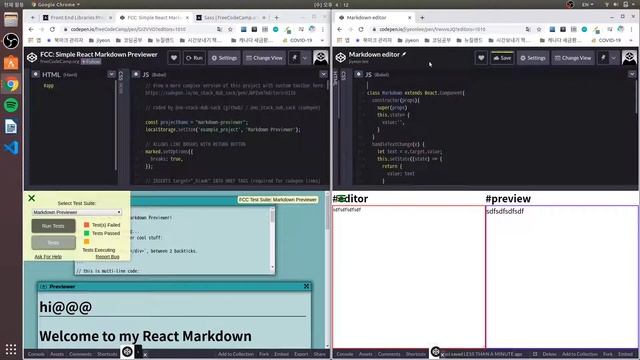 freeCodeCamp curriculum challenge - Front End Libraries Projects - Build a Markdown Previewer смотреть онлайн