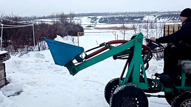 погрузчик.. 4х4 самодел.. смотреть онлайн