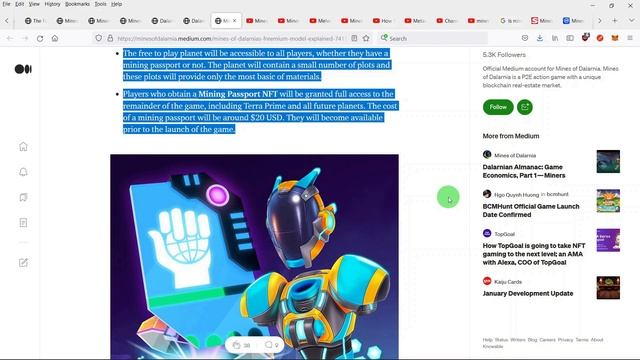 MINES OF DALARNIA quick review PlayToEarn Blockchain game -Top NFT mining game - scoring and rankin смотреть онлайн