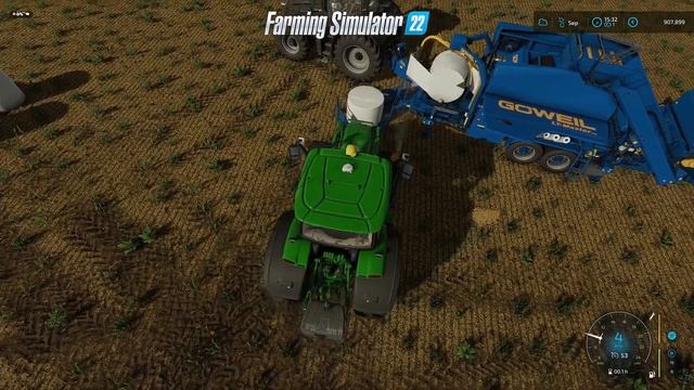 Farming Simulator 22 - Goweil LT Master F115  - Making Bales #games #farmer #fs22 #tractorvideo
