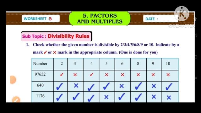 ???5th Class Maths Workbook Sem-2 Unit-5"Factors And Multiples"Worksheet 1-8 Detailed Explanation?? смотреть онлайн