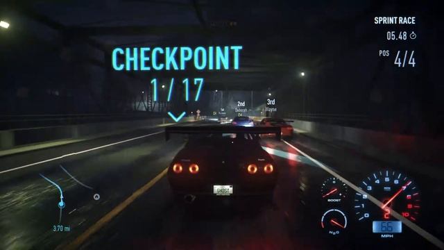 Need For Speed X Initial D | GT-R32 Shinigami Gameplay смотреть онлайн