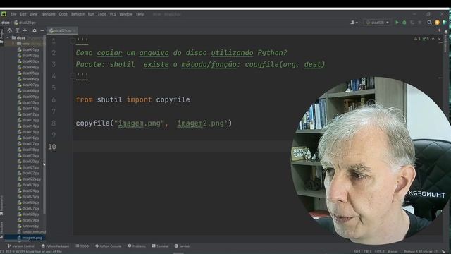 Como copiar um arquivo do disco em Python. Dicas Pythonicias. Projeto pyPRO. смотреть онлайн