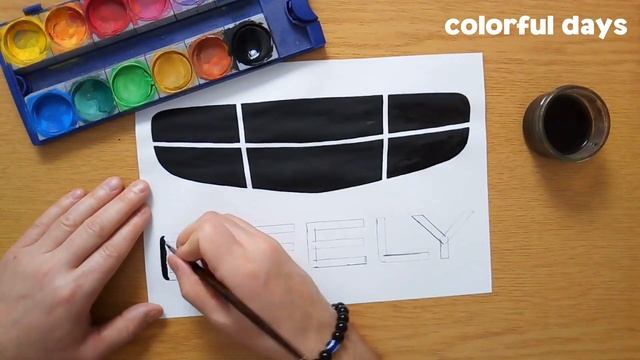 How to draw the GEELY logo - GEELY 标志怎么画 смотреть онлайн