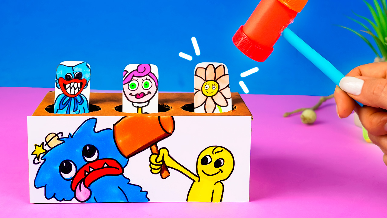 Игра Поппи Плей Тайм! Как сделать игру из картона своими руками смотреть онлайн