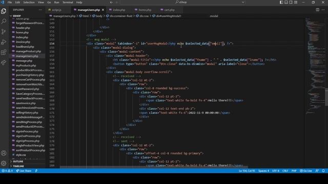 47) Design view message modal in admin panel using HTML, CSS, JavaScript and Bootstrap смотреть онлайн