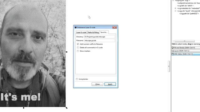 How to make a photo engraving using Endurance line shading inkscape plugin смотреть онлайн