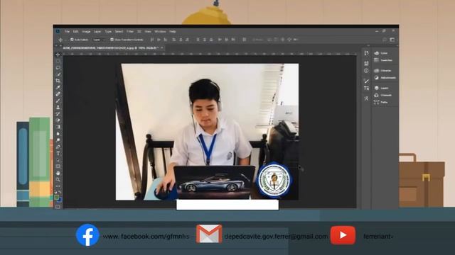 CROPPING, SAVING IN PNG FILE AND LAYERING IN PHOTOSHOP (FOR BEGINNERS) смотреть онлайн