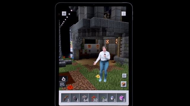 Minecraft Earth demo at Apple WWDC 2019 смотреть онлайн