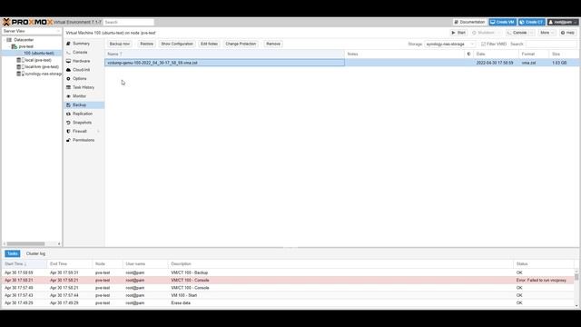 How to Backup Proxmox VM's to a Synology NAS (Tutorial) смотреть онлайн