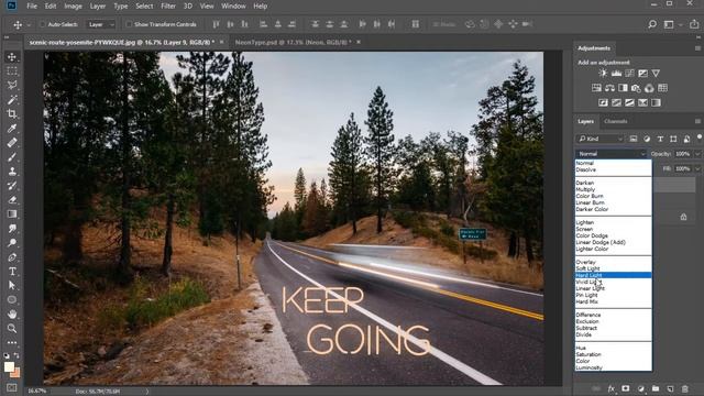 Neon Text Effect in Adobe Photoshop смотреть онлайн