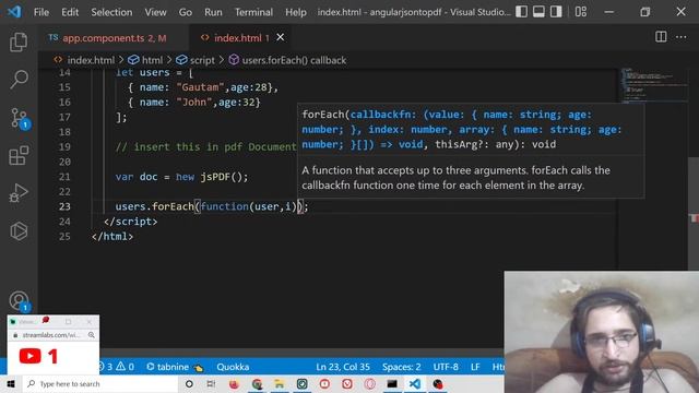 jsPDF Tutorial to Insert JSON Objects Data inside PDF Document in Browser Using Javascript смотреть онлайн