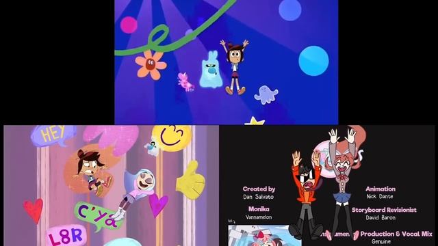 The Ghost & Molly McGee Vs Guy Trapped In DDLC Vs MostFab Andrea Show (4k 60fps) | Video Comparison смотреть онлайн