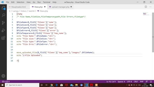 PHP file upload in server telugu video смотреть онлайн