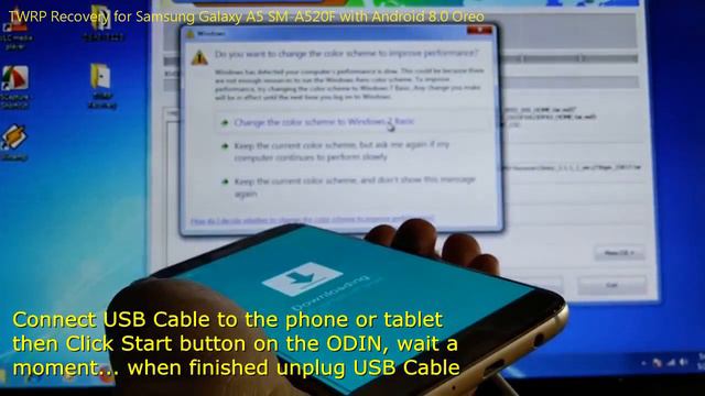 TWRP Recovery for Samsung Galaxy A5 SM-A520F with Android 8.0 Oreo смотреть онлайн