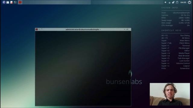 BunsenLabs Helium смотреть онлайн