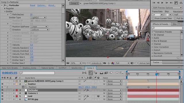 Adobe After Effects: Particle Shadows Tutorial from VideoCoPilot (HD) смотреть онлайн