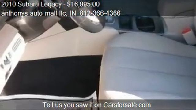 2010 Subaru Legacy 2.5i Premium for sale in new salisbury, I смотреть онлайн