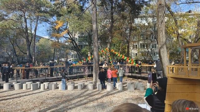 Открытие сквера водников. Благовещенск. 07.10.2023 г. смотреть онлайн