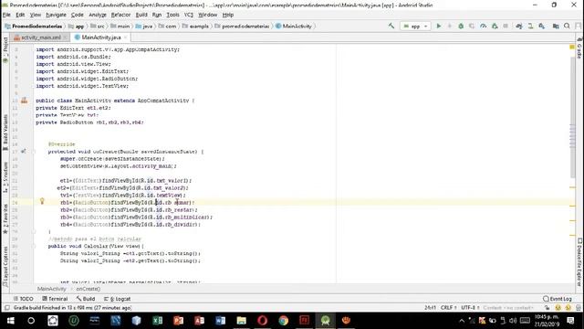 Aplicación | "Calculadora (Radio Button)" смотреть онлайн