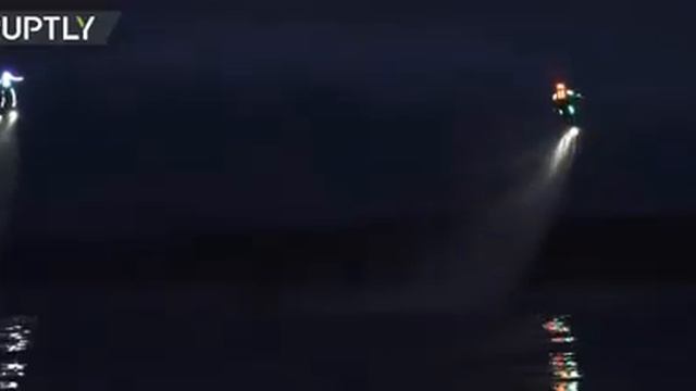 Шоу флайбордистов в Подмосковье