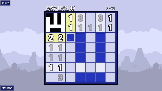 Picross Touch (Easy Level 49) Gameplay and Tutorial смотреть онлайн