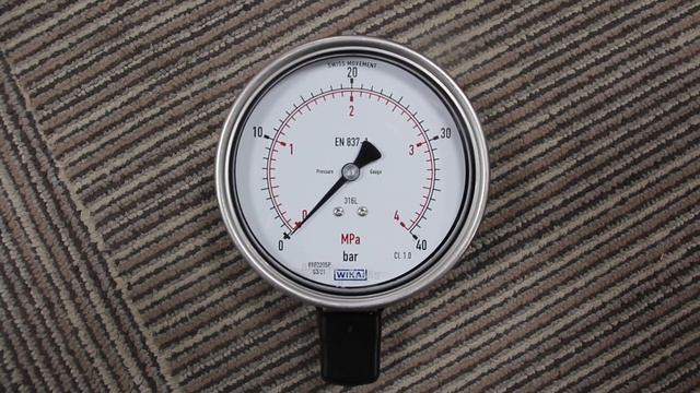 WIKA 232.50.100 16bar/MPa 1/2 NPT and 232.50.100 40bar/MPa 1/2NPT pressure gauge смотреть онлайн