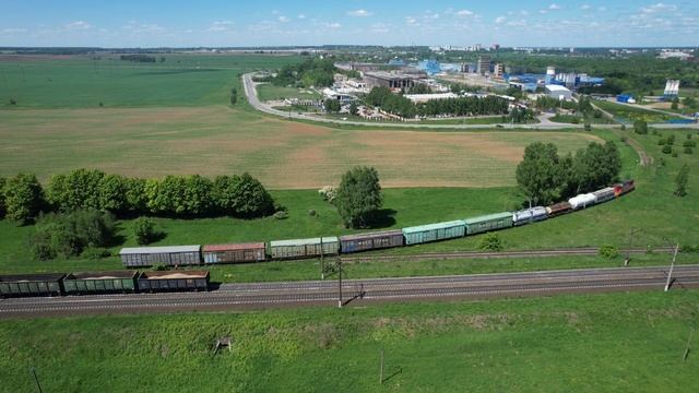 Вывозной поезд на БМО, Воскресенск, пост 61 км