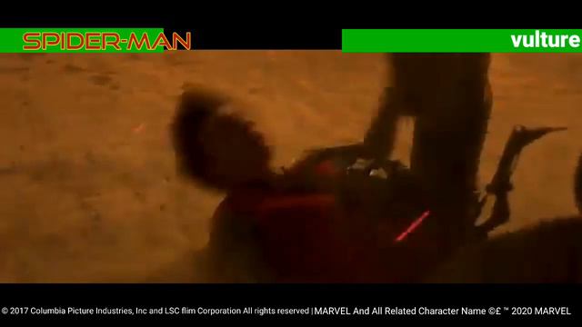 Spider-man Vs Vulture With Hearbeat From Movie Spider-man:Homecoming