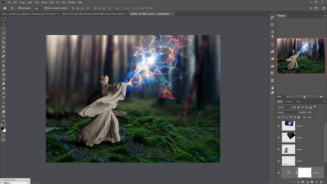 Magician Photoshop Manipulation And Concept Art Tutorial смотреть онлайн