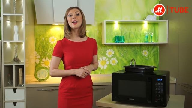 Видеообзор микроволновой печи Samsung MC28H5013AK с экспертом М.Видео смотреть онлайн