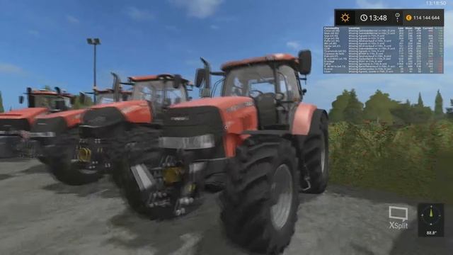 Présentation mods tracteurs Case FS17 смотреть онлайн