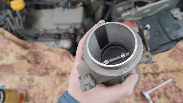Чистка дроссельной заслонки Sandero Stepway 1 1,6 8v 2013