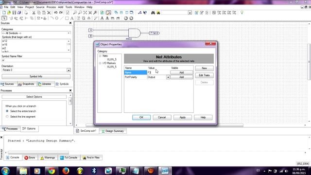 How to use Xilinx to create Logic Gates 1/Crear Compuertas Lógicas Xilinx ISE 8.2 P1 смотреть онлайн