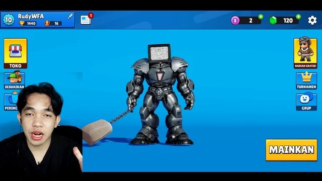ULTIMATE TV MAN PLUNGER DAN PASUKAN TV MAN MELAWAN SKIBIDI TOILET DI GAME STUMBLE GUYS смотреть онлайн